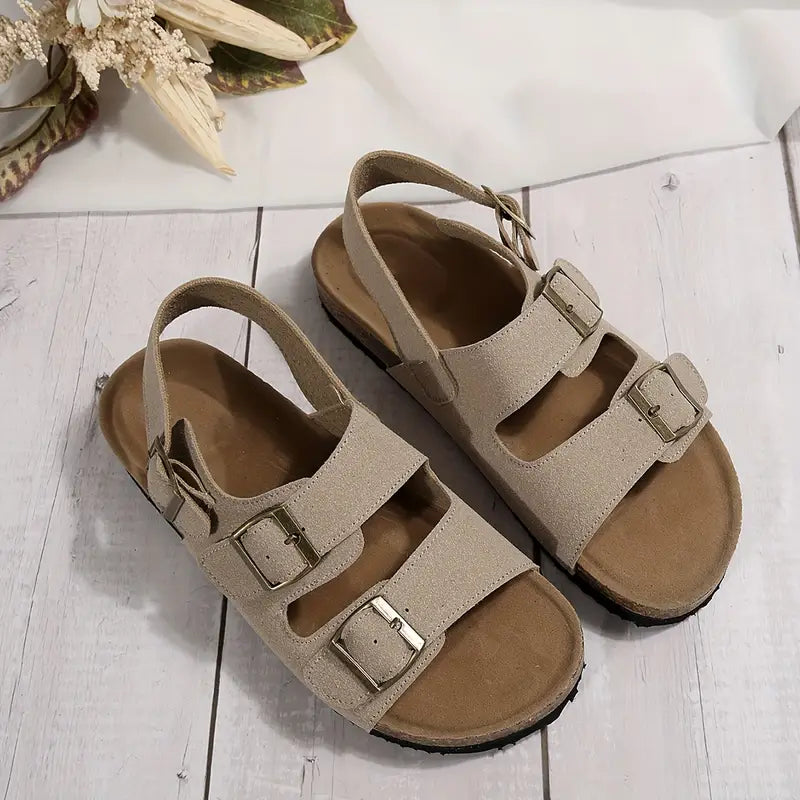 Alina™ | Sandales confort à bride arrière et double boucle