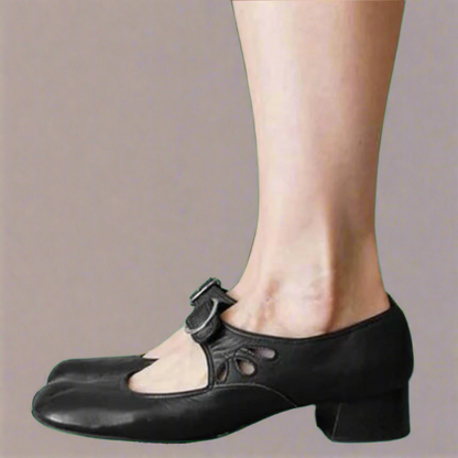 Lorena™ | Sandales orthopédiques en cuir avec semelle compensée