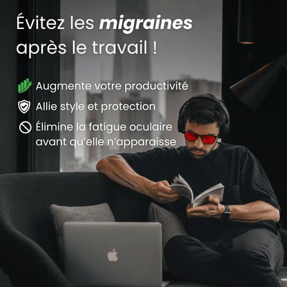 BlueVision™ – Lunettes contre la lumière bleue