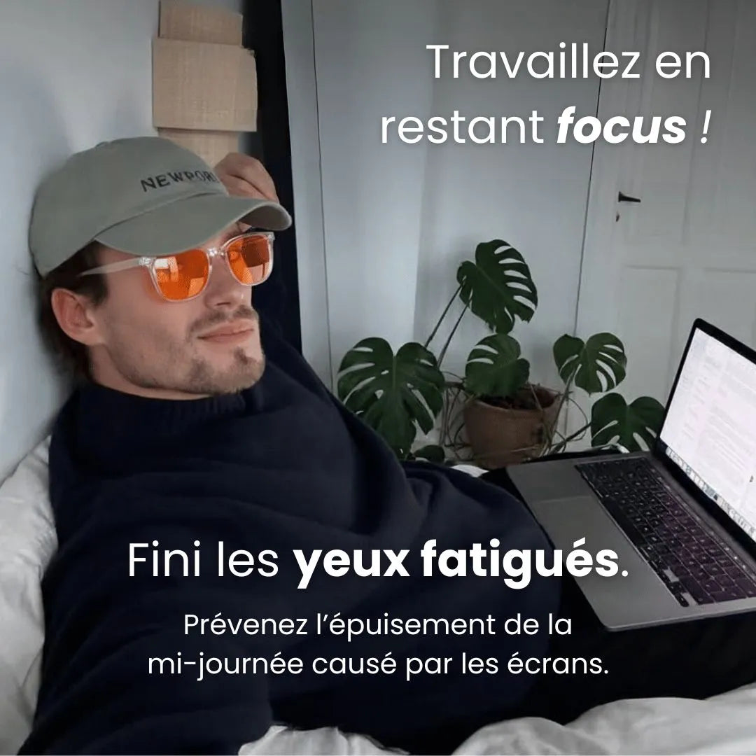 BlueVision™ – Lunettes contre la lumière bleue