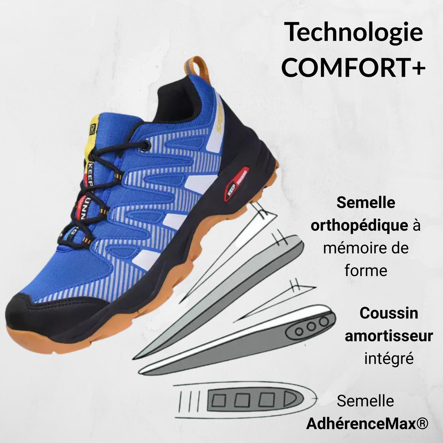 FlexStep Pro™ - Chaussures de marche à confort orthopédique