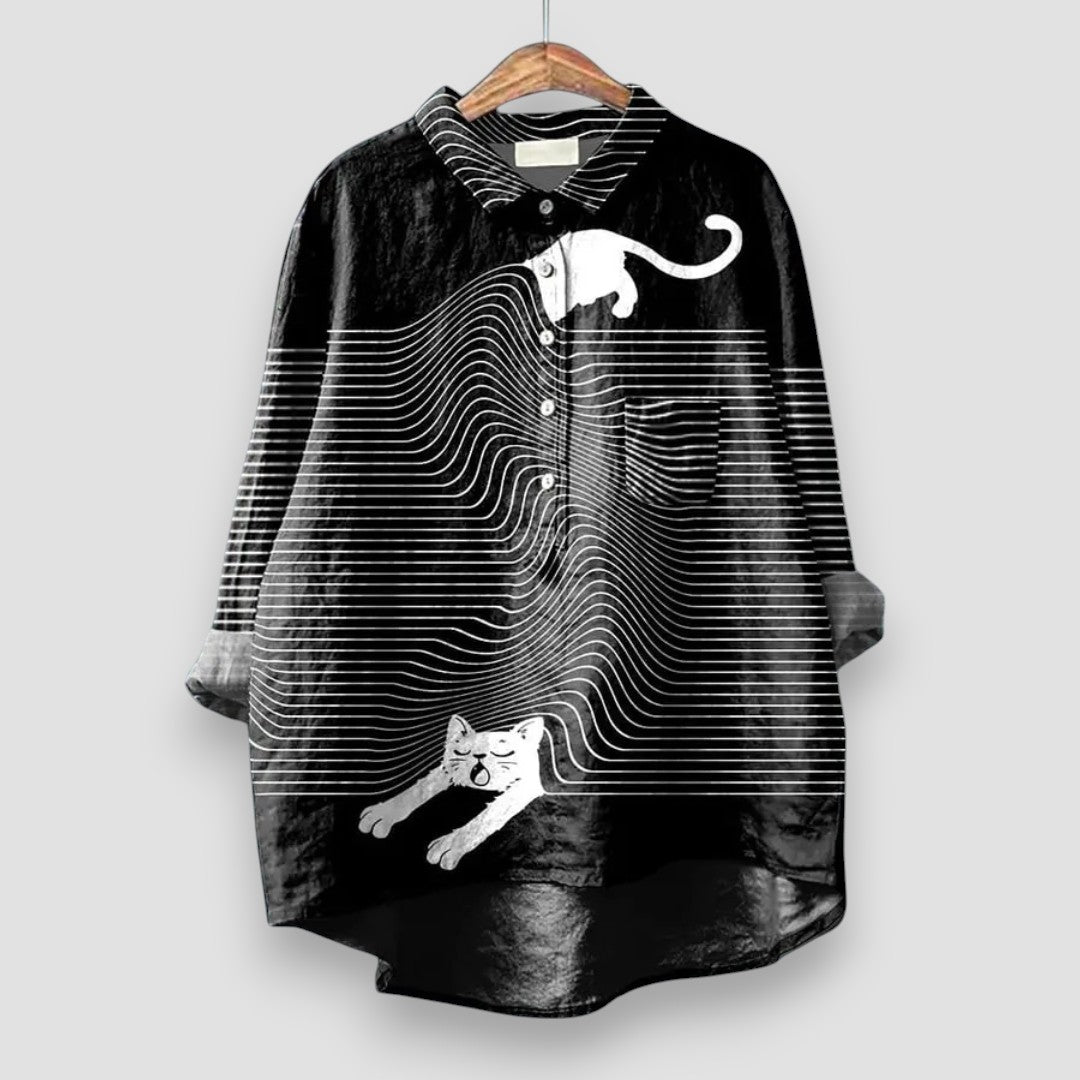 Giada™ | T-shirt femme avec imprimé chien