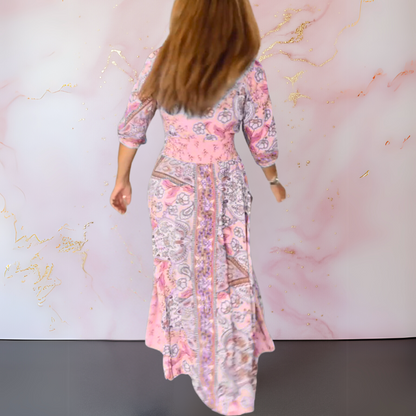 Isabella™ | Robe longue estivale à col V