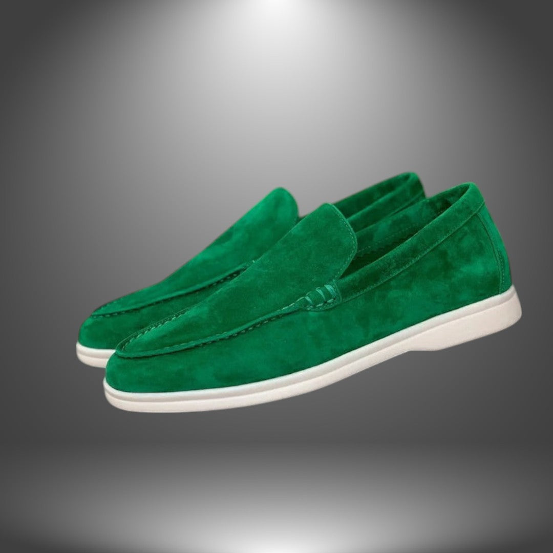 Elia™ | Mocassins artisanaux en suédine pour homme