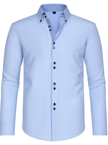 Gino™ – Chemise Homme avec boutonnière élégante