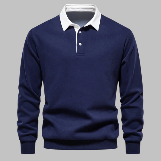 Renzo™ | Pull polo en coton premium pour homme