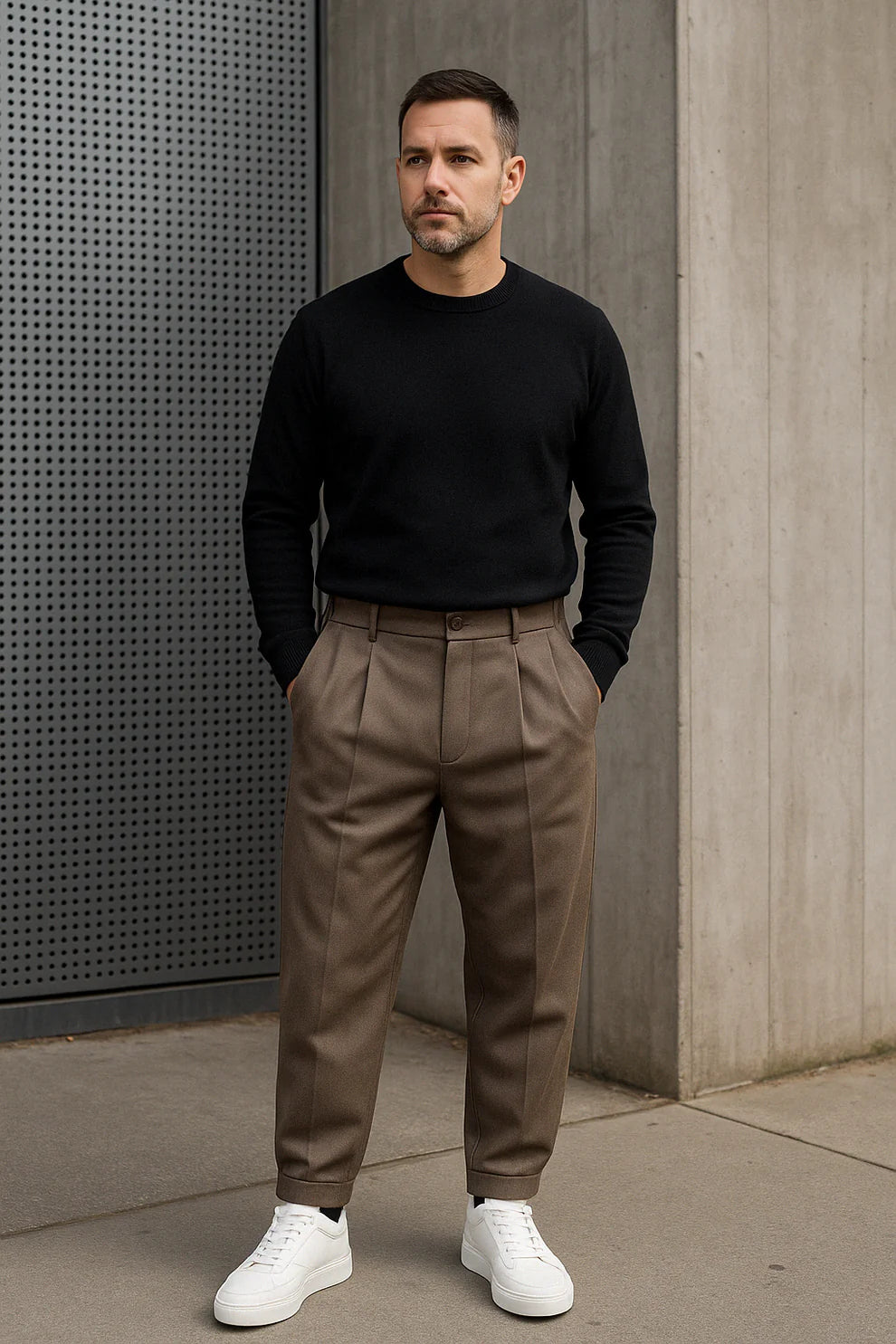 Saverio™ | Pantalon chiné élégant pour homme